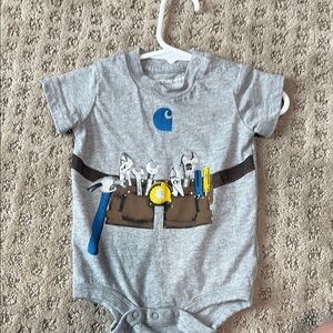 Carhartt Baby Onesie with Tool Belt Design